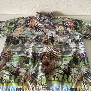 Early 2000’s Golden Gate Fields button up shirt
